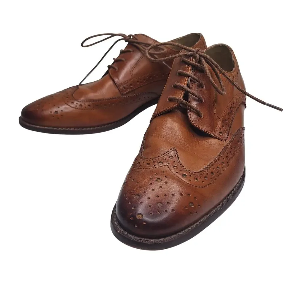 Florsheim Montinaro Men's Wingtip Oxford Dress Shoes 8 3E Extra Wide Memory Foam
